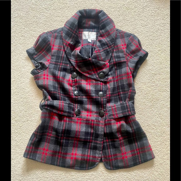 🌾 Plaid mini blazer - Picture 2 of 9